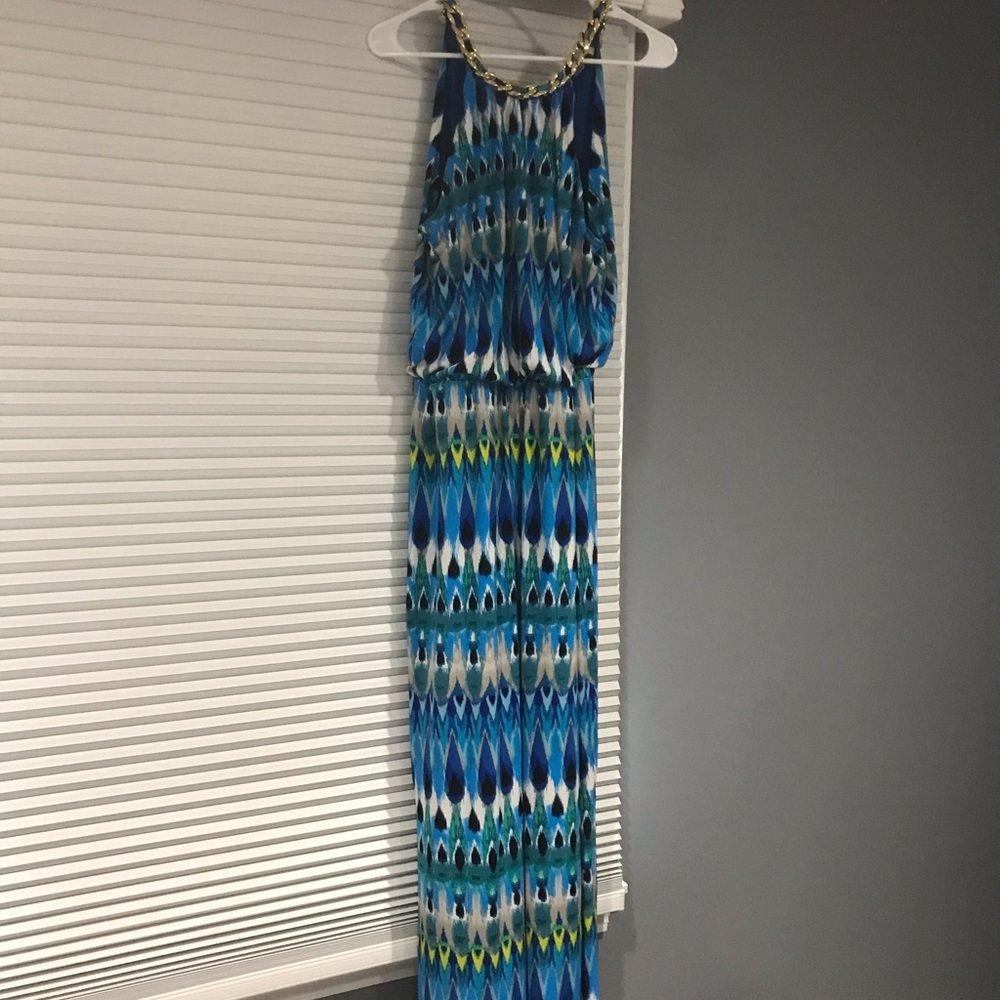 Peacock Maxi Dress